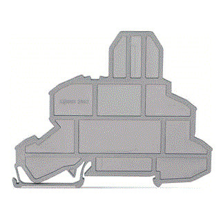 Wago Eindplaat voor PCB zekeringsklemmen