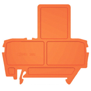 Wago Eindplaat voor PCB zekeringsklemmen