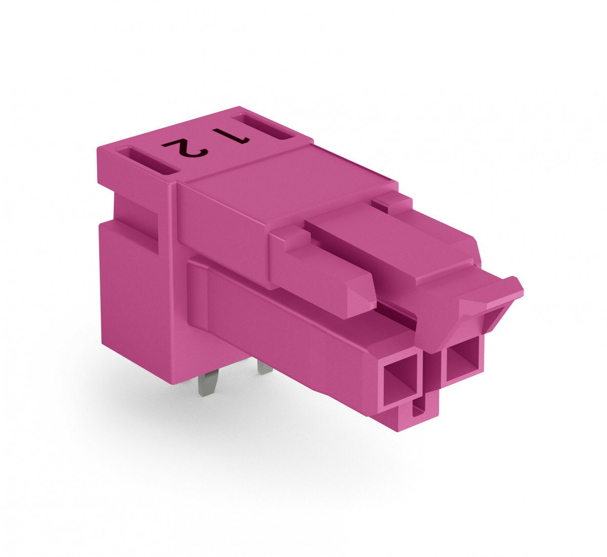 Wago Female print haaks 2-pol RZ