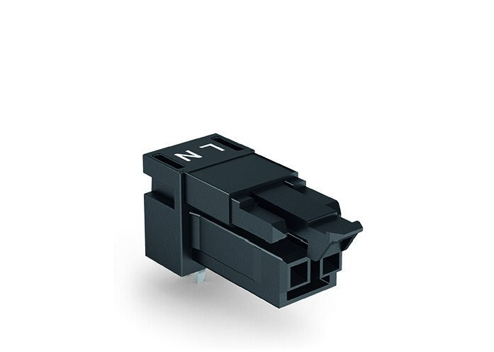 Wago Female print haaks 2-pol ZW