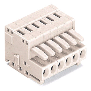 Wago Female recht RM=3,5MM2 6-pol.