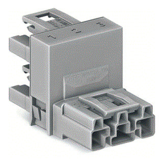 Wago H-verdeler 3 pol.GN.+vergr.clip