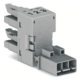 Wago H-verdeler 3-pol GR