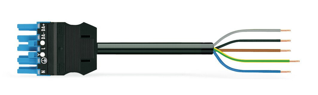 Wago Serie 771 patchkabel gebouwinstallatie 5P contrastekker (female) vrij kabeluiteinde 5000MM