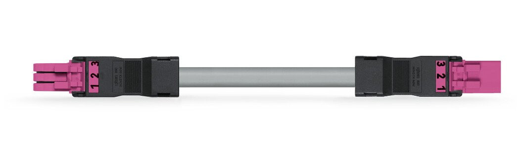 Wago Serie 891 patchkabel gebouwinstallatie 3P contrastekker (female) stekker 1000MM
