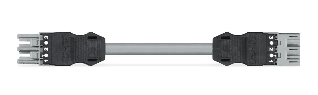 Wago Serie 771 patchkabel gebouwinstallatie 3P contrastekker (female) stekker 3000MM