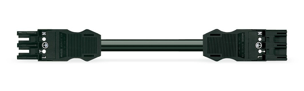 Wago Serie 771 patchkabel gebouwinstallatie 3P contrastekker (female) stekker 5000MM