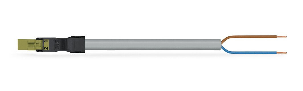Wago Serie 891 patchkabel gebouwinstallatie 2P stekker vrij kabeluiteinde 1000MM