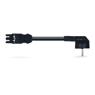 Wago Serie 771 patchkabel gebouwinstallatie 3P contrastekker (female) stekker 2000MM
