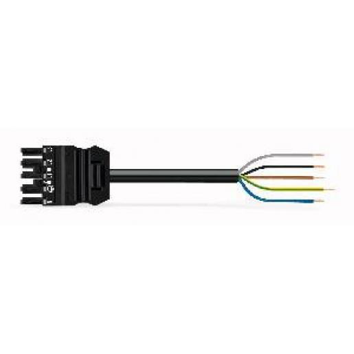Wago Serie 771 patchkabel gebouwinstallatie 5P contrastekker (female) vrij kabeluiteinde 6000MM