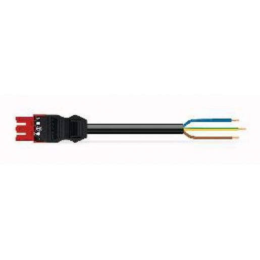 Wago Serie 771 patchkabel gebouwinstallatie 3P contrastekker (female) vrij kabeluiteinde 8000MM