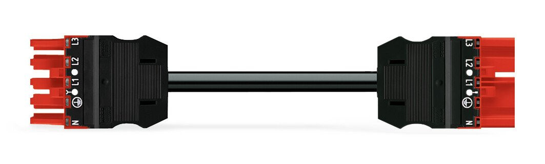 Wago Serie 771 patchkabel gebouwinstallatie 5P contrastekker (female) stekker 8000MM