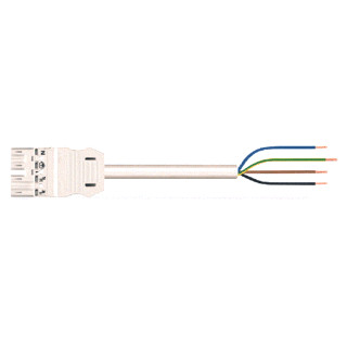 Wago Serie 771 patchkabel gebouwinstallatie 4P stekker vrij kabeluiteinde 6000MM