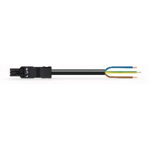 Wago Serie 891 patchkabel gebouwinstallatie 3P contrastekker (female) vrij kabeluiteinde 5000MM