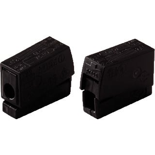 Wago Kroonklem 2,5MM2 zwart