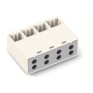 Wago Leitungsh.anrastbar 4-pol.2,5MM2