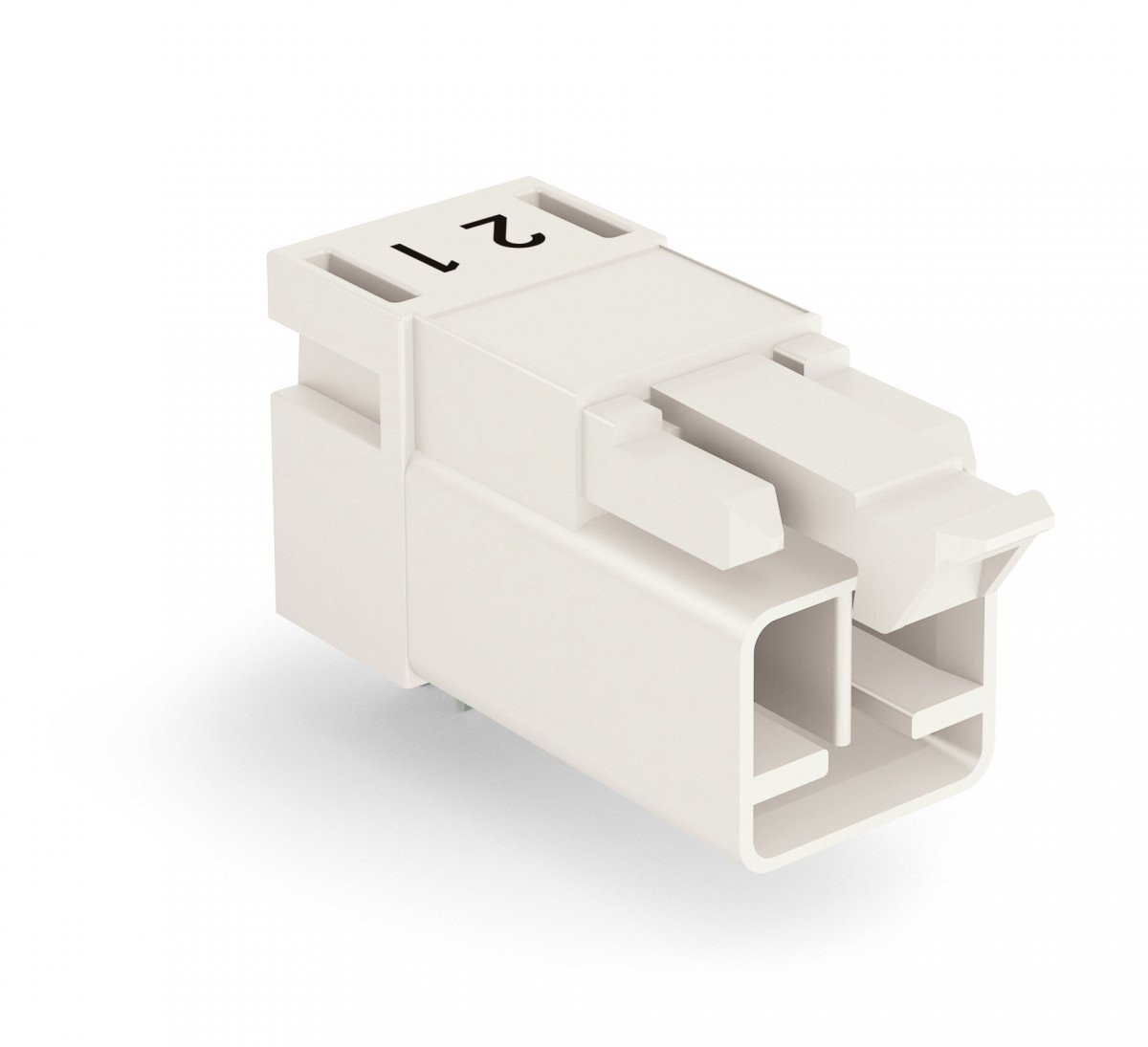 Wago Male print haaks 2-pol W