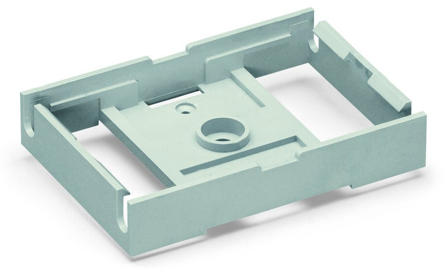 Wago Serie 288 montagevoet grijs kunststof gesloten