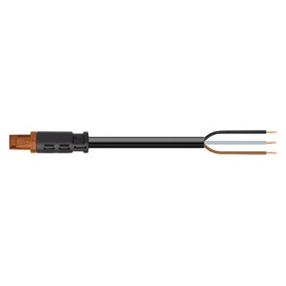 Wago Patchkabel gebouwinstallatie 3P contrastekker (female) vrij kabeluiteinde 1000MM