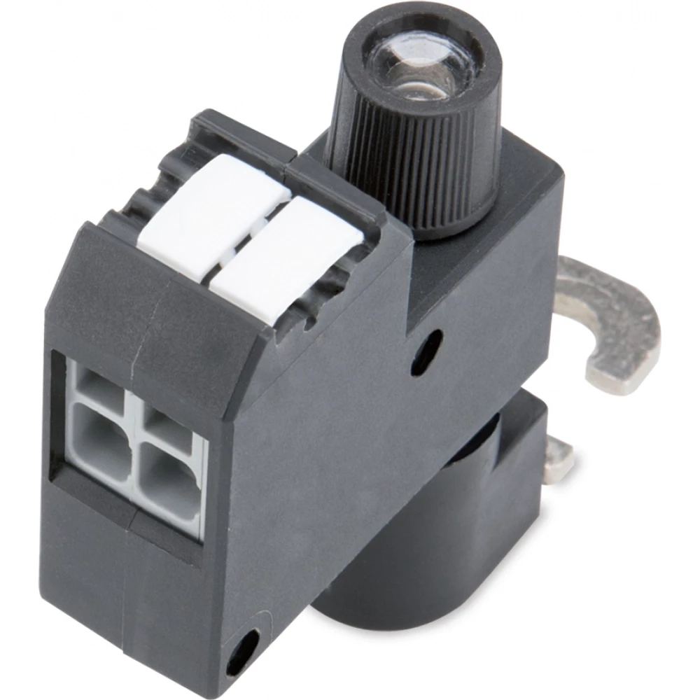 Wago Potentiaalverbinding; voor verzamelrail; met zekering; bevestiging M6