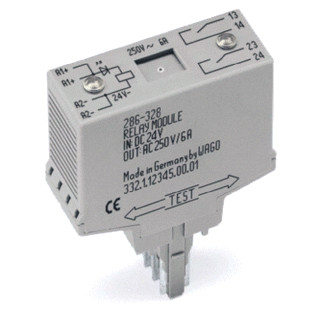 Wago Serie 286 schakelrelais nom.stuurstroomsp.24V DC