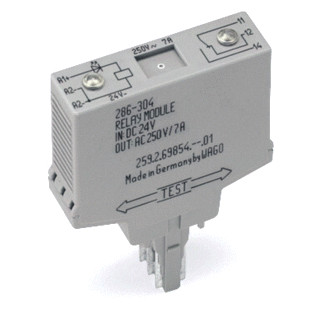 Wago Serie 286 schakelrelais nom.stuurstroomsp.230V ac 1 wiss.cont.