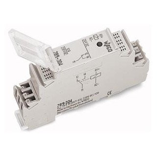 Wago Serie 789 Relaismodule Nominale ingangsspanning ac 230 V 1 wisselcontact grijs
