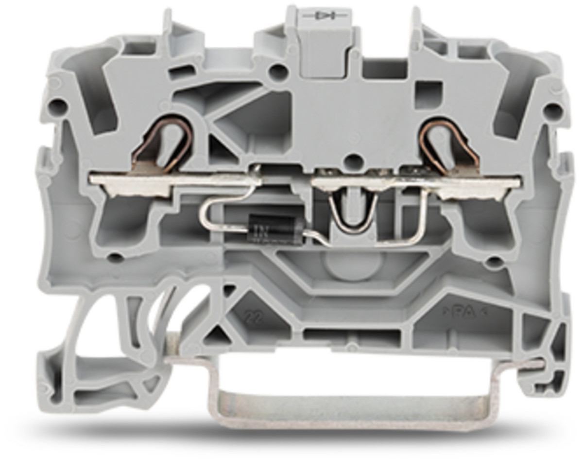 Wago Serie 2002 Moduleklem 2-draads BF 0207 grijs