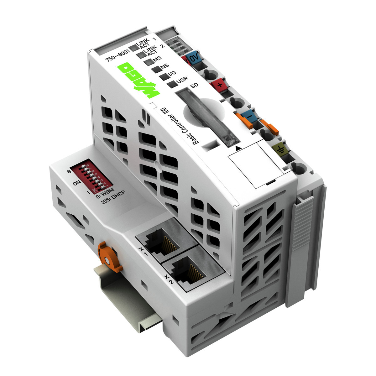 Wago Serie 750 Basic Controller 100 2 X ethernet