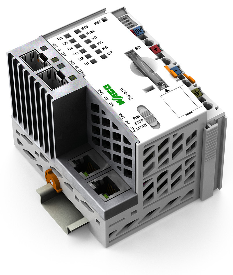 Wago Serie 750 Controller PFC200 tweede generatie 2 X ethernet, 2 X 100base-FX