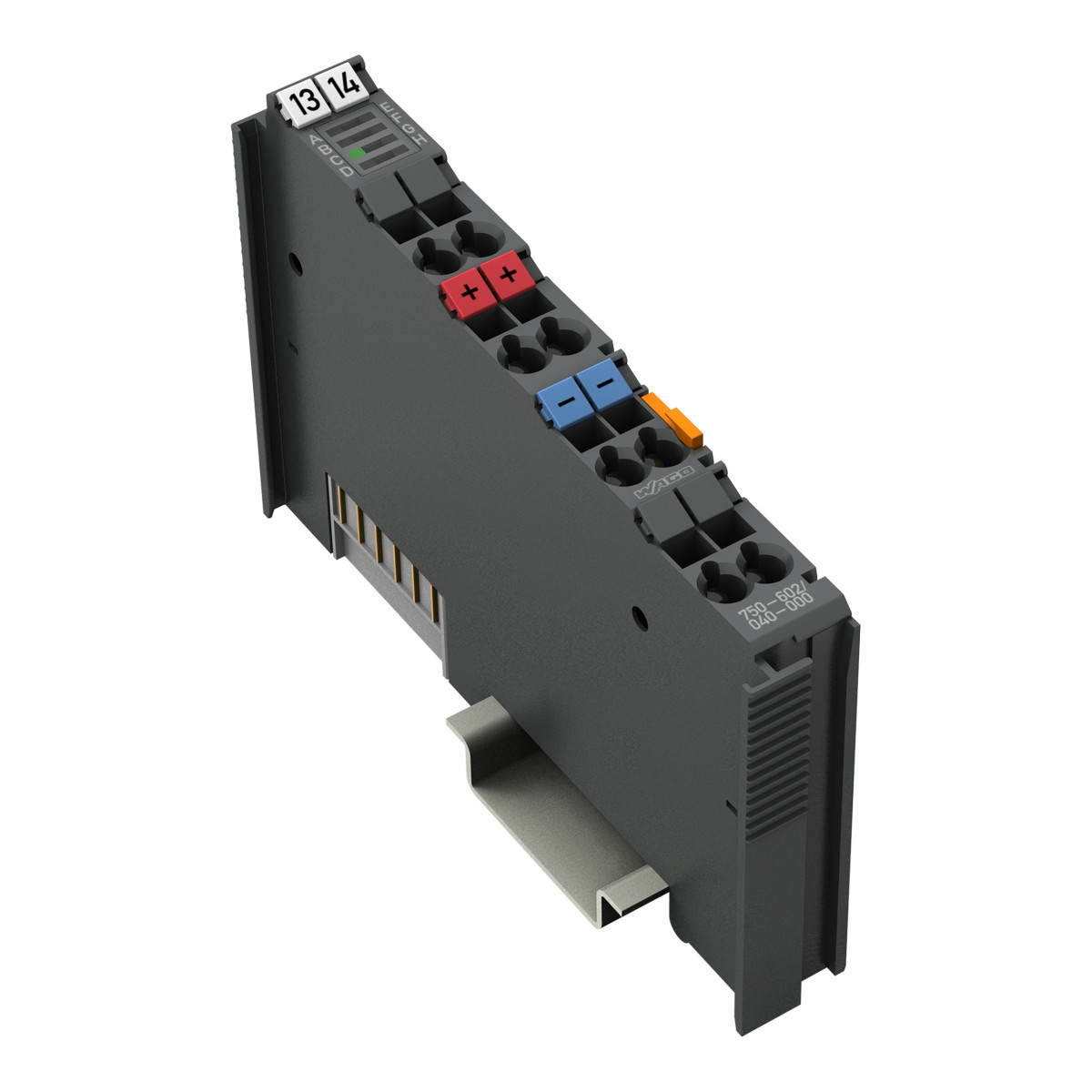Wago Serie 750 Potentiaalvoeding DC 24 V extreem donkergrijs