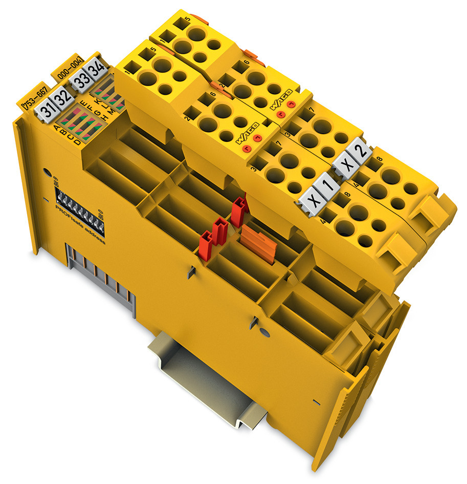 Wago Serie 753 Veilige Digitale in-/uitgang, 4/4 kanalen DC 24 V 2 A