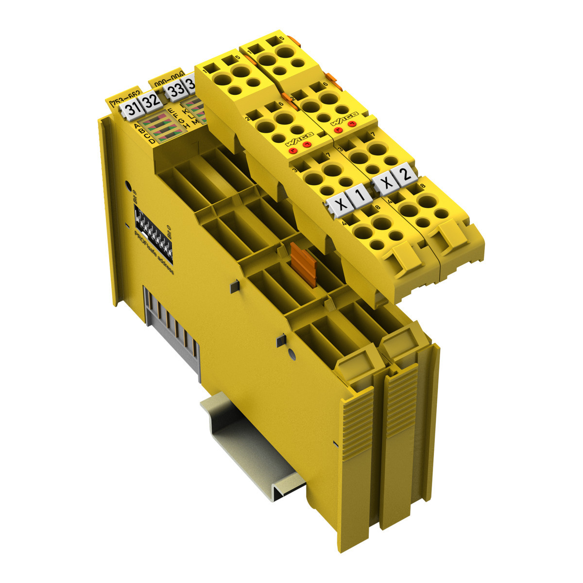Wago Serie 753 Veilige Digitale ingang, 8 kanalen DC 24 V profisafe