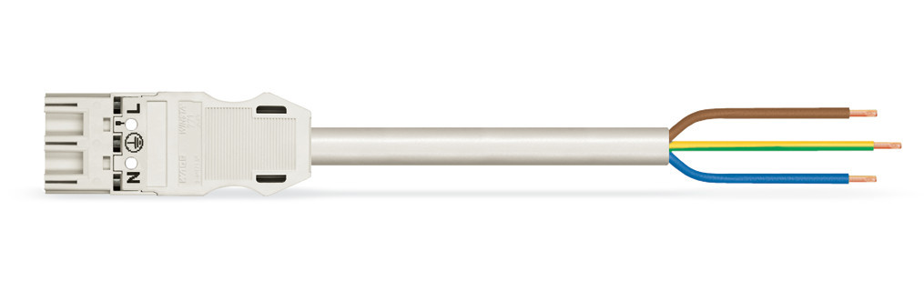 Wago Serie 771 Geconfectioneerde Aansluitkabel b2ca steker/open einde wit