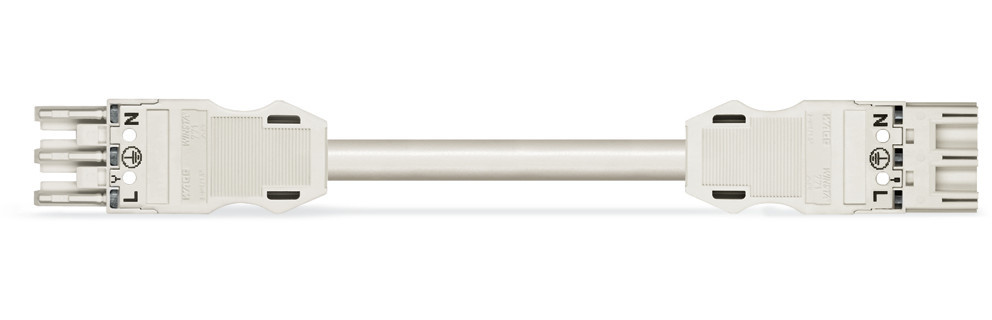 Wago Serie 771 Geconfectioneerde Verbindingskabel eca male female wit