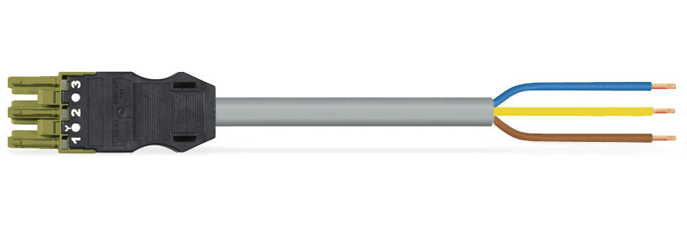 Wago Serie 771 Geconfectioneerde Aansluitkabel eca bus/open einde lichtgroen