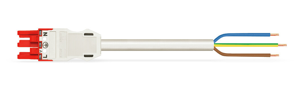 Wago Serie 771 Geconfectioneerde Aansluitkabel eca bus/open einde rood