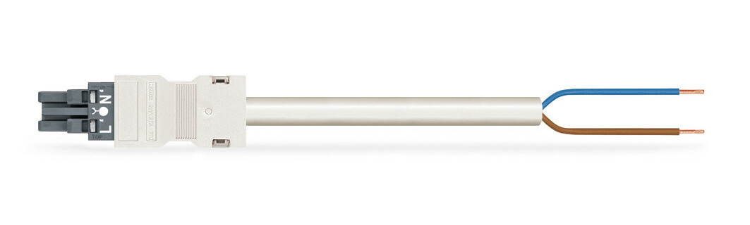 Wago Series 771 Geconfectioneerde Aansluitkabel eca bus/open einde donkergrijs