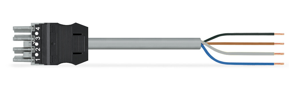Wago Series 771 Geconfectioneerde Aansluitkabel eca bus/open einde grijs