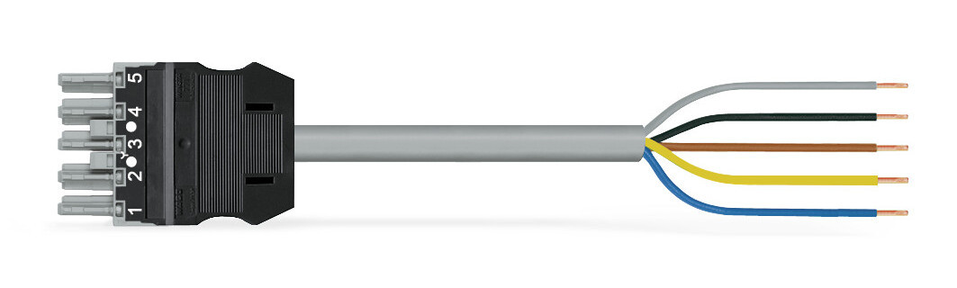 Wago Series 771 Geconfectioneerde Aansluitkabel eca bus/open einde grijs