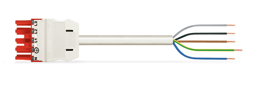 Wago Series 771 Geconfectioneerde Aansluitkabel eca bus/open einde rood