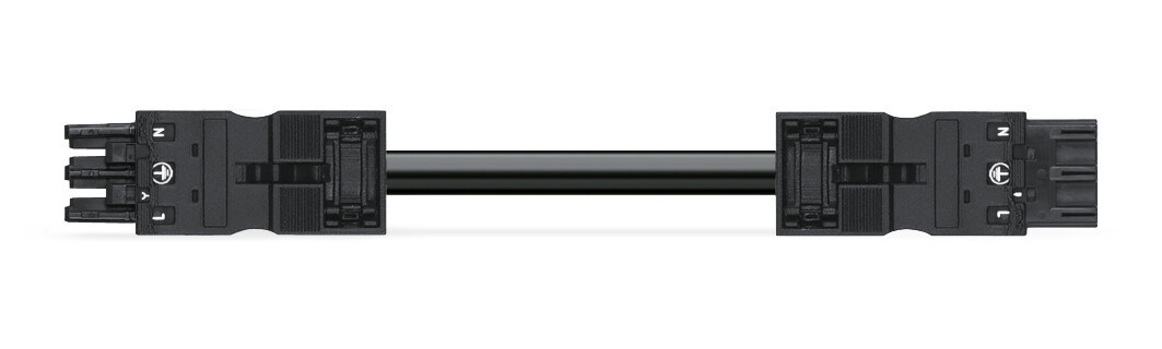 Wago Series 771 Geconfectioneerde Verbindingskabel eca male female wit