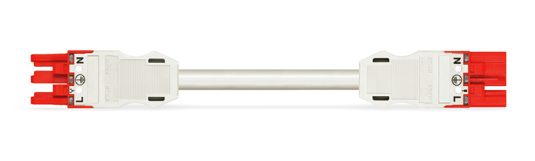 Wago Serie 771 patchkabel gebouwinstallatie 3P contrastekker (female) stekker 3000MM