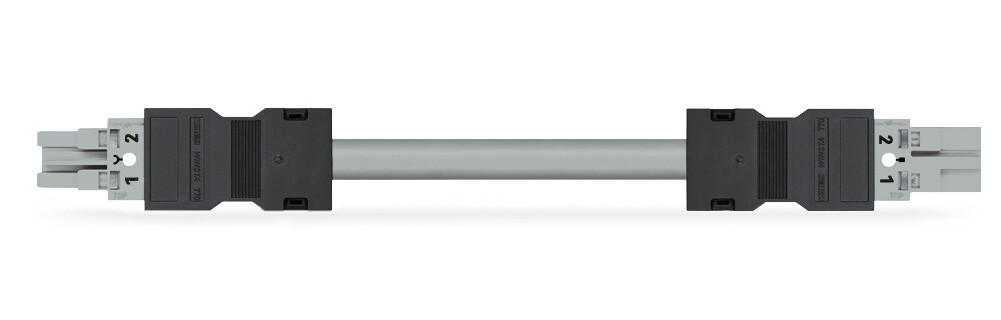 Wago Serie 771 Geconfectioneerde Verbindingskabel eca male female grijs