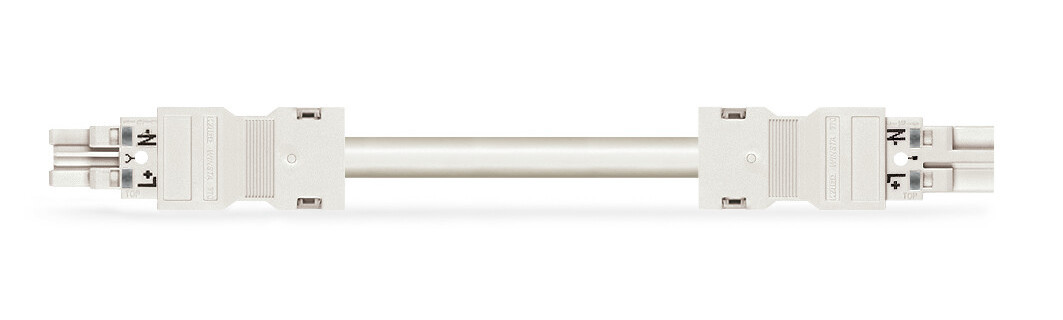 Wago Serie 771 Geconfectioneerde Verbindingskabel eca male female wit
