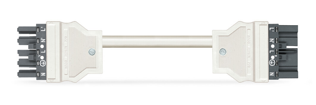 Wago Serie 771 Geconfectioneerde Verbindingskabel eca male female donkergrijs