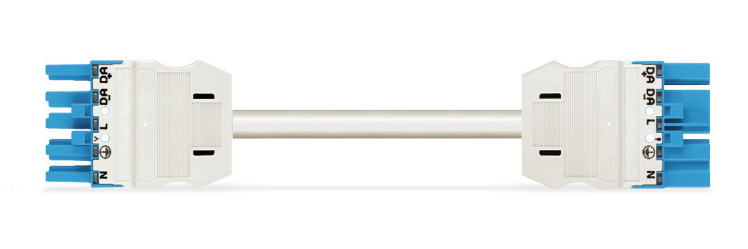 Wago Series 771 Geconfectioneerde Verbindingskabel eca male female blauw