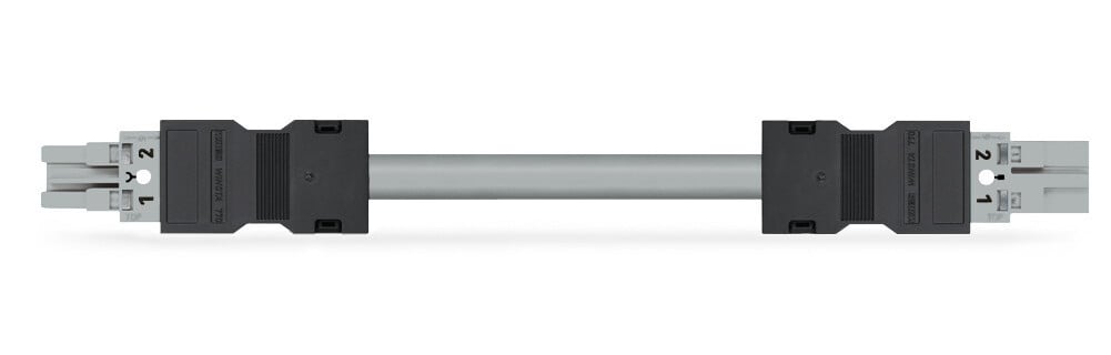 Wago Serie 771 Geconfectioneerde Verbindingskabel eca male female grijs