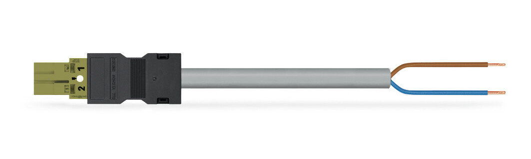 Wago Serie 771 Geconfectioneerde Aansluitkabel eca steker/open einde lichtgroen