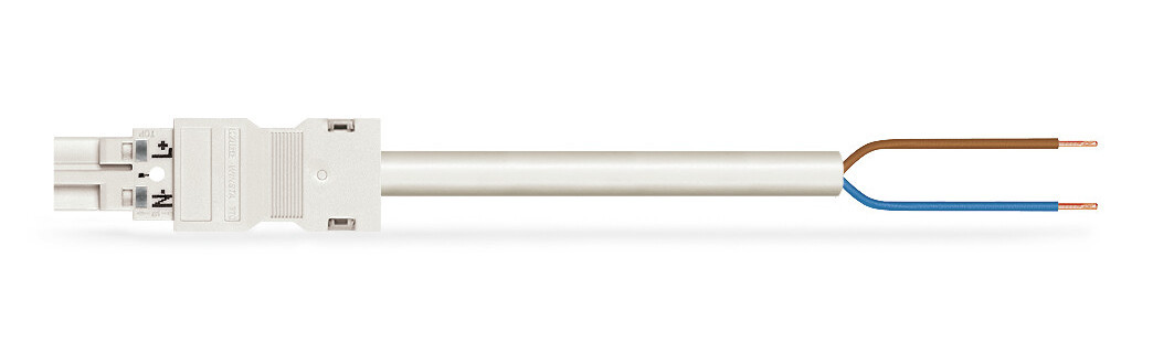 Wago Serie 771 Geconfectioneerde Aansluitkabel eca steker/open einde wit